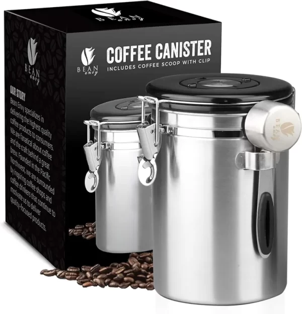 Bean Envy Coffee Canister - 22.5 oz Coffee Storage Container and Organizer (Copy) (Copy)